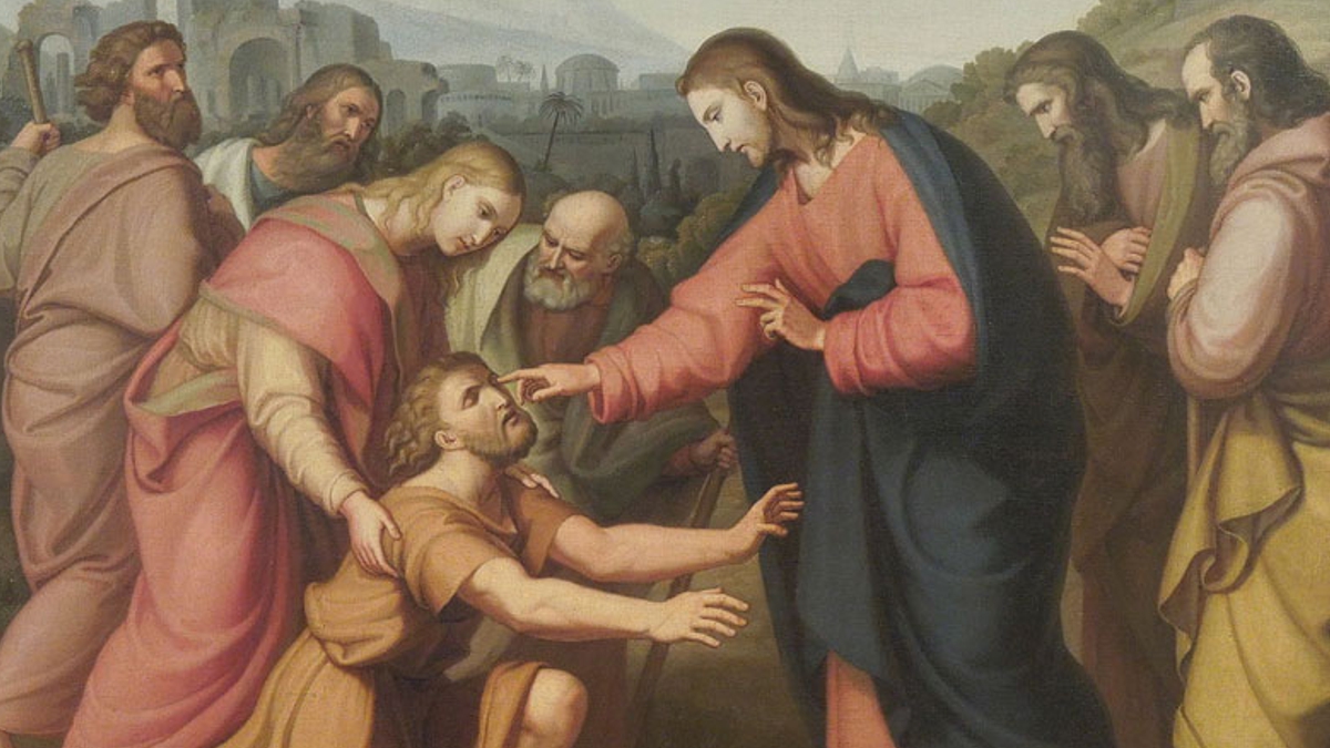 Deus estende a mão e toca o intocável, contra toda a lei e toda a prudência
