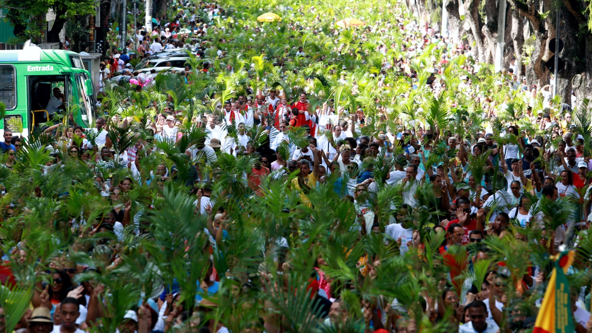 Domingo de Ramos, entrada de Jesus em Jerusalém: Uma dupla saída